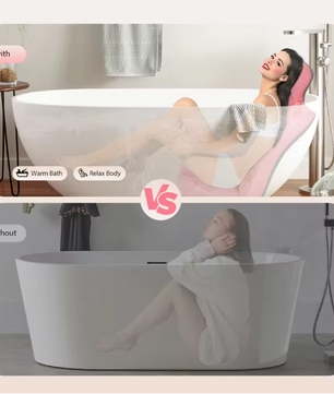 Full Body Badkussen met 10 Zuignappen – Antislip Spa Badkussen voor Badkuip