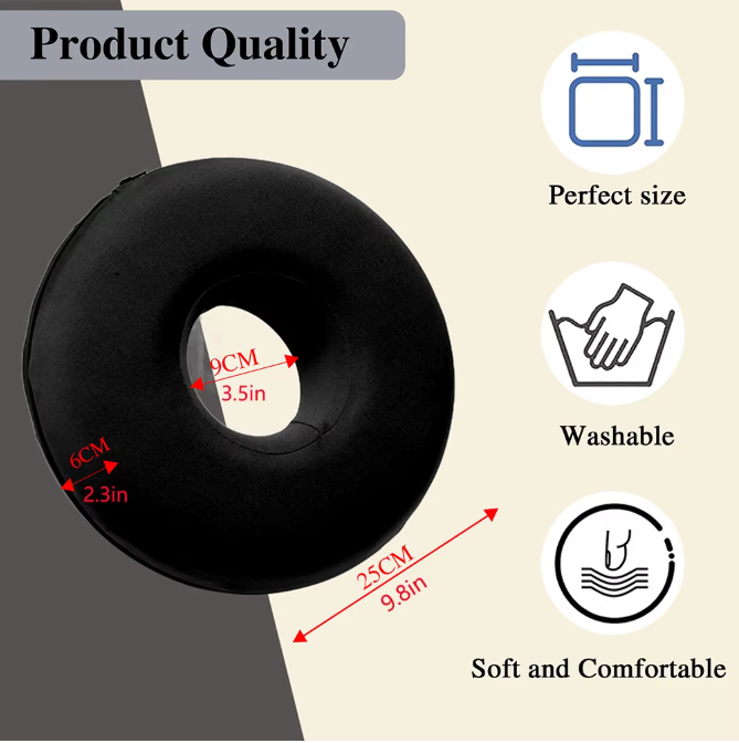 Oorpiercingkussen met Oorgat – Ergonomisch Slaapkussen voor Zijslapers