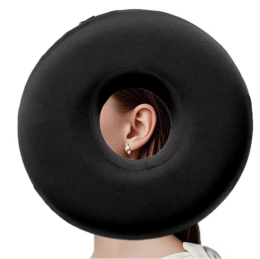 Oorpiercingkussen met Oorgat – Ergonomisch Slaapkussen voor Zijslapers