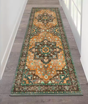 Boheems Retro Tapijt – Antislip Woonkamer en Gang Vloerkleed