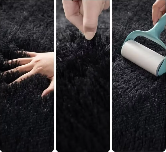 Superzacht Pluche Vloerkleed – Fluffy Tapijt voor Slaapkamer, Woonkamer en Hal