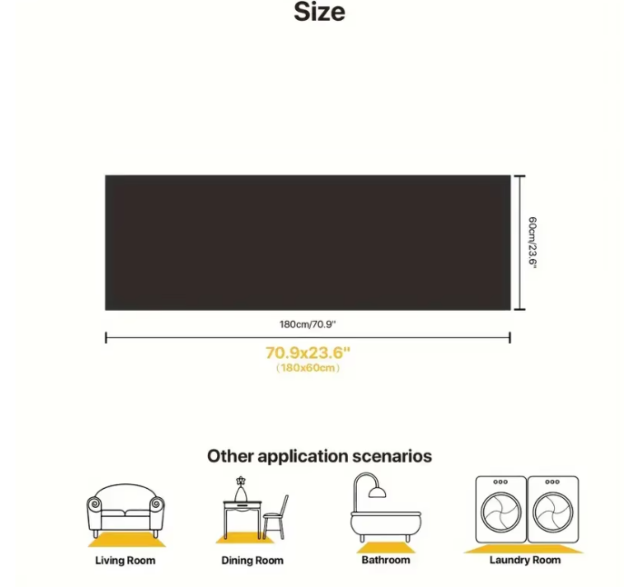 Superzacht Pluche Vloerkleed – Fluffy Tapijt voor Slaapkamer, Woonkamer en Hal