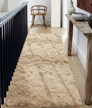 Superzacht Pluche Vloerkleed – Fluffy Tapijt voor Slaapkamer, Woonkamer en Hal