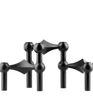 Noordse Metalen Moleculaire Kandelaar – Modern Design Kaarsenhouder voor Woondecoratie