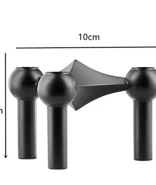 Noordse Metalen Moleculaire Kandelaar – Modern Design Kaarsenhouder voor Woondecoratie