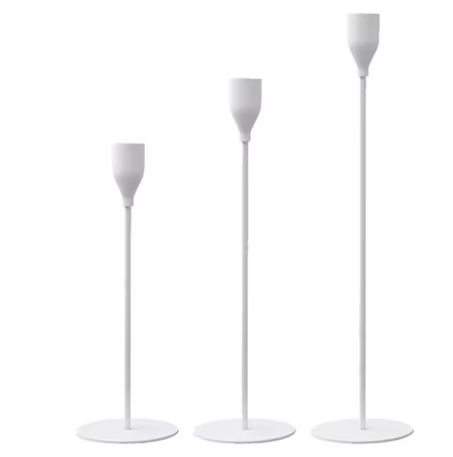 Set van 3 Metalen Kandelaars – Europese Stijl Tafelkandelaar Decoratie