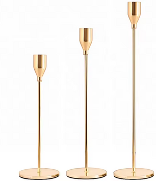 Set van 3 Metalen Kandelaars – Europese Stijl Tafelkandelaar Decoratie