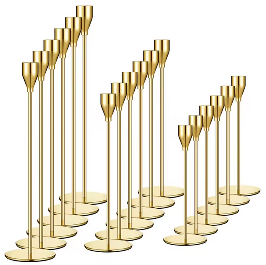 Set van 3 Metalen Kandelaars – Europese Stijl Tafelkandelaar Decoratie