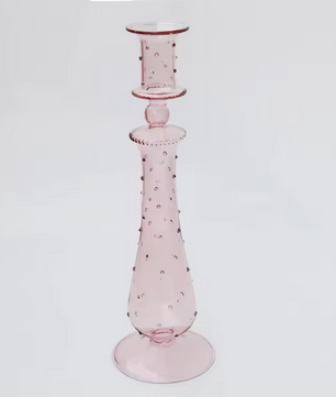 Glazen Kandelaar – Elegante Taper Kaarsenhouder voor Tafeldecoratie