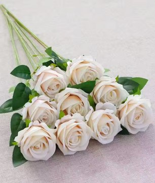 Realistische Kunst Rozen Bloemtak – Decoratieve Rode Kunstbloemen voor Woondecoratie en Bruiloften