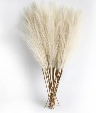 Set van 6 Kunstmatige Pampas Gras Takken – Decoratieve Droogbloemen voor Woondecoratie