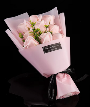 9-Delig Zeep Rozen Bloemboeket – Decoratieve Soap Flowers Cadeau