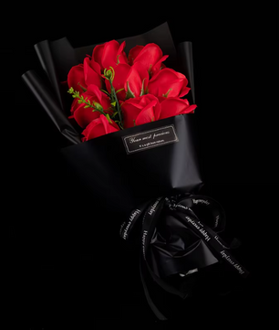 9-Delig Zeep Rozen Bloemboeket – Decoratieve Soap Flowers Cadeau