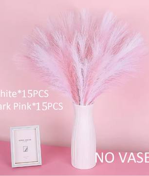 Set van 30 Kunstmatige Pampas Gras Takken – Boho Decoratie Droogbloemen