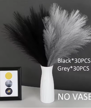 Set van 30 Kunstmatige Pampas Gras Takken – Boho Decoratie Droogbloemen