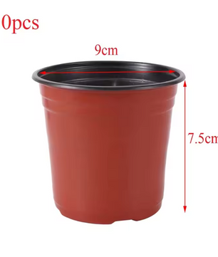 Kunststof Kweekpotten Set – Valbestendige Plantenpotten met Drainage voor Kwekerij en Tuin