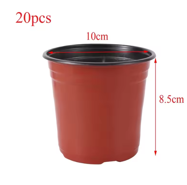 Kunststof Kweekpotten Set – Valbestendige Plantenpotten met Drainage voor Kwekerij en Tuin