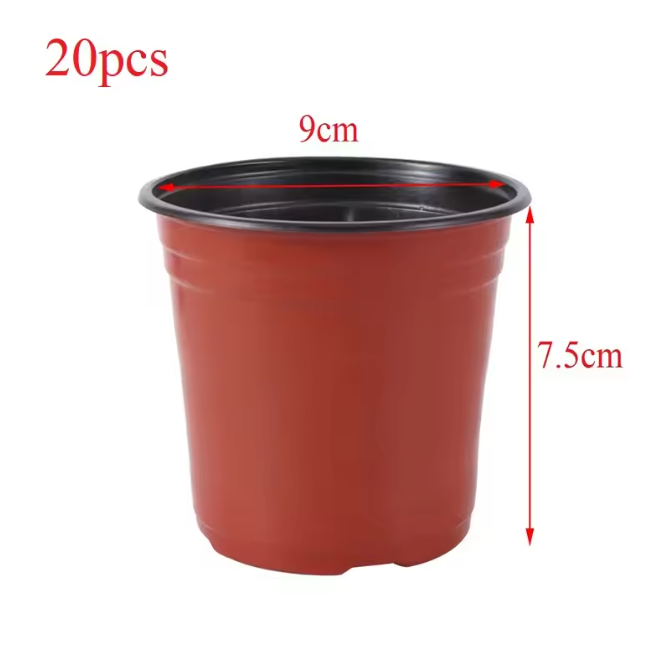 Kunststof Kweekpotten Set – Valbestendige Plantenpotten met Drainage voor Kwekerij en Tuin