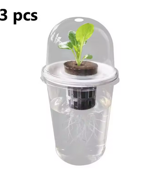 Hydrocultuur Zaadplantpot – Transparante Kunststof Kweekbeker met Root View Ontwerp