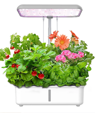 WiFi Hydrocultuur Kweeksysteem met LED Groeilicht – Slimme Indoor Kruidentuin met 14 Plantplaatsen