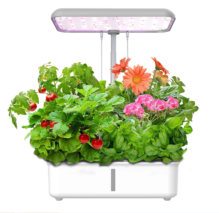 WiFi Hydrocultuur Kweeksysteem met LED Groeilicht – Slimme Indoor Kruidentuin met 14 Plantplaatsen