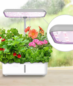 WiFi Hydrocultuur Kweeksysteem met LED Groeilicht – Slimme Indoor Kruidentuin met 14 Plantplaatsen