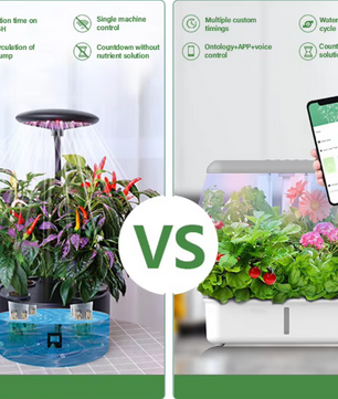 WiFi Hydrocultuur Kweeksysteem met LED Groeilicht – Slimme Indoor Kruidentuin met 14 Plantplaatsen