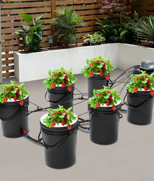 7-Emmer Hydrocultuur Kweeksysteem – Complete Grondloze Teeltset met Luchtpomp voor Groenten en Kruiden