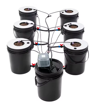 7-Emmer Hydrocultuur Kweeksysteem – Complete Grondloze Teeltset met Luchtpomp voor Groenten en Kruiden