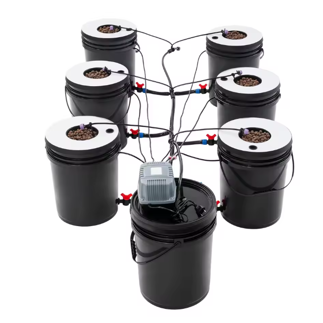 7-Emmer Hydrocultuur Kweeksysteem – Complete Grondloze Teeltset met Luchtpomp voor Groenten en Kruiden