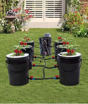 7-Emmer Hydrocultuur Kweeksysteem – Complete Grondloze Teeltset met Luchtpomp voor Groenten en Kruiden