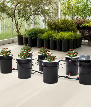 7-Emmer Hydrocultuur Kweeksysteem – Complete Grondloze Teeltset met Luchtpomp voor Groenten en Kruiden