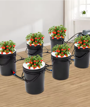 7-Emmer Hydrocultuur Kweeksysteem – Complete Grondloze Teeltset met Luchtpomp voor Groenten en Kruiden