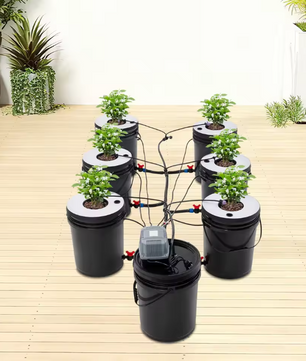 7-Emmer Hydrocultuur Kweeksysteem – Complete Grondloze Teeltset met Luchtpomp voor Groenten en Kruiden