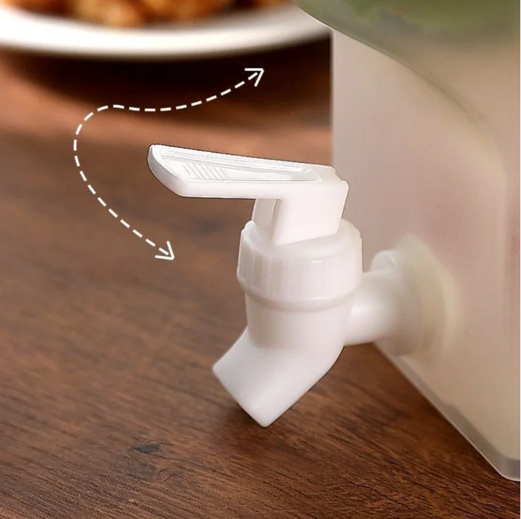 3.5L Koelkast Drankdispenser met Kraan – Grote Watercontainer voor Koude Dranken