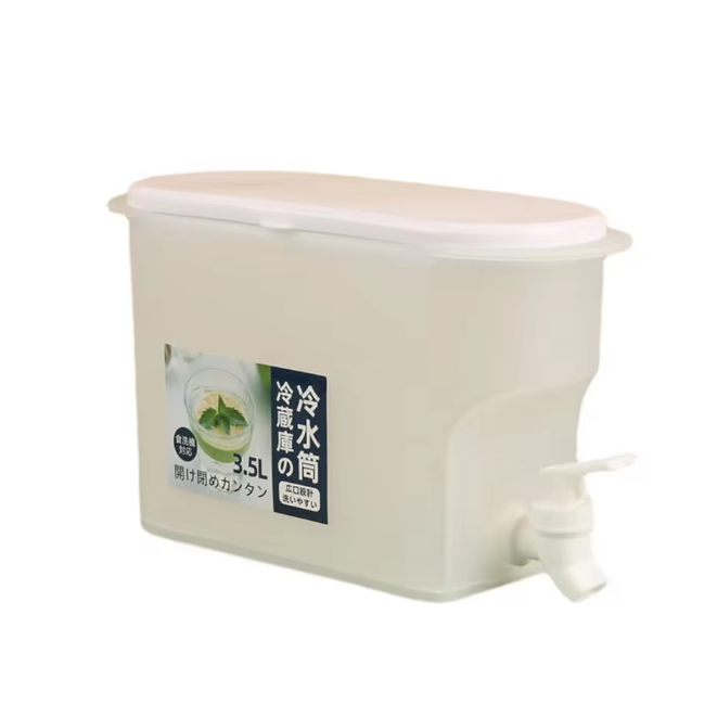 3.5L Koelkast Drankdispenser met Kraan – Grote Watercontainer voor Koude Dranken