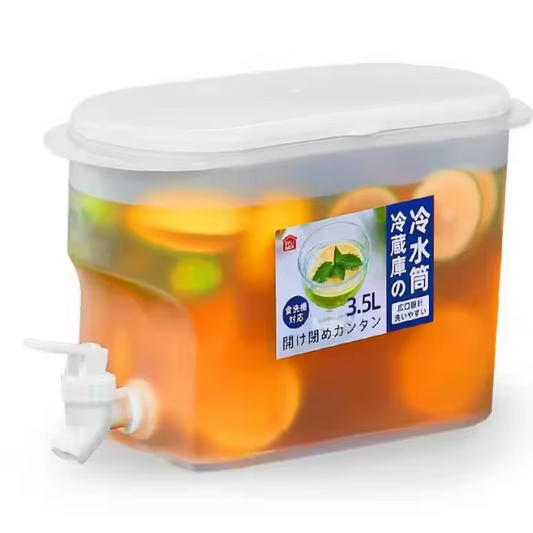 3.5L Koelkast Drankdispenser met Kraan – Grote Watercontainer voor Koude Dranken