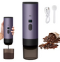 Draagbaar Elektrisch Koffiezetapparaat 3-in-1 – Capsule en Gemalen Espresso Machine voor Reizen en Auto