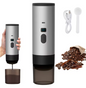 Draagbaar Elektrisch Koffiezetapparaat 3-in-1 – Capsule en Gemalen Espresso Machine voor Reizen en Auto