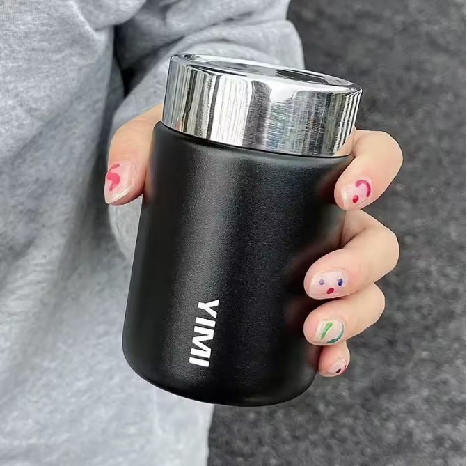 Mini Thermos Mok 230 ml – RVS 316 Draagbare Thermosbeker voor Koffie en Thee