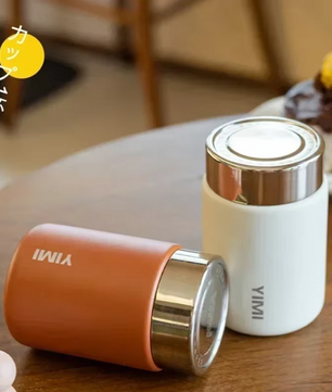 Mini Thermos Mok 230 ml – RVS 316 Draagbare Thermosbeker voor Koffie en Thee