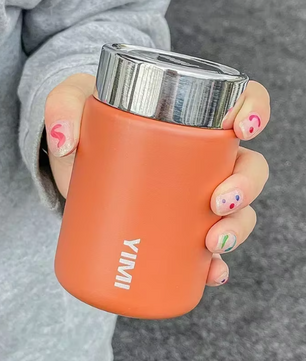 Mini Thermos Mok 230 ml – RVS 316 Draagbare Thermosbeker voor Koffie en Thee