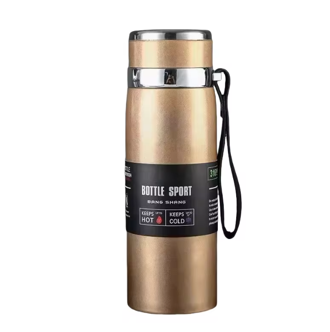 1L RVS 316 Thermosfles – Dubbelwandige Thermische Waterfles voor Warm en Koud Drank