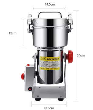 Elektrische Koffie- en Kruidenmolen – Multifunctionele Grinder voor Bonen, Granen en Specerijen
