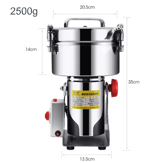Elektrische Koffie- en Kruidenmolen – Multifunctionele Grinder voor Bonen, Granen en Specerijen