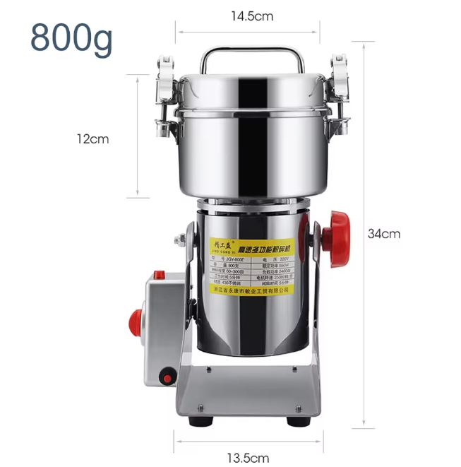 Elektrische Koffie- en Kruidenmolen – Multifunctionele Grinder voor Bonen, Granen en Specerijen