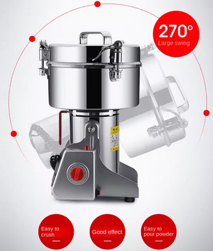 Elektrische Koffie- en Kruidenmolen – Multifunctionele Grinder voor Bonen, Granen en Specerijen