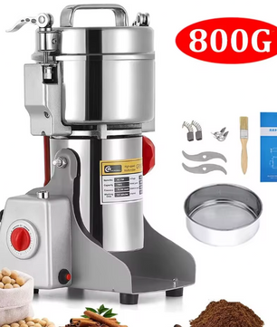 Elektrische Koffie- en Kruidenmolen – Multifunctionele Grinder voor Bonen, Granen en Specerijen