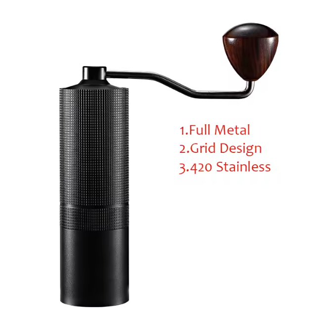 Professionele Handmatige Koffiemolen – Verstelbare Bonenmolen voor Espresso en Filterkoffie