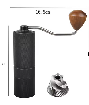 Professionele Handmatige Koffiemolen – Verstelbare Bonenmolen voor Espresso en Filterkoffie